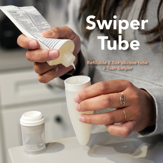 Swiper Tube - Refillable Cream Dispenser/Applicator, 2oz